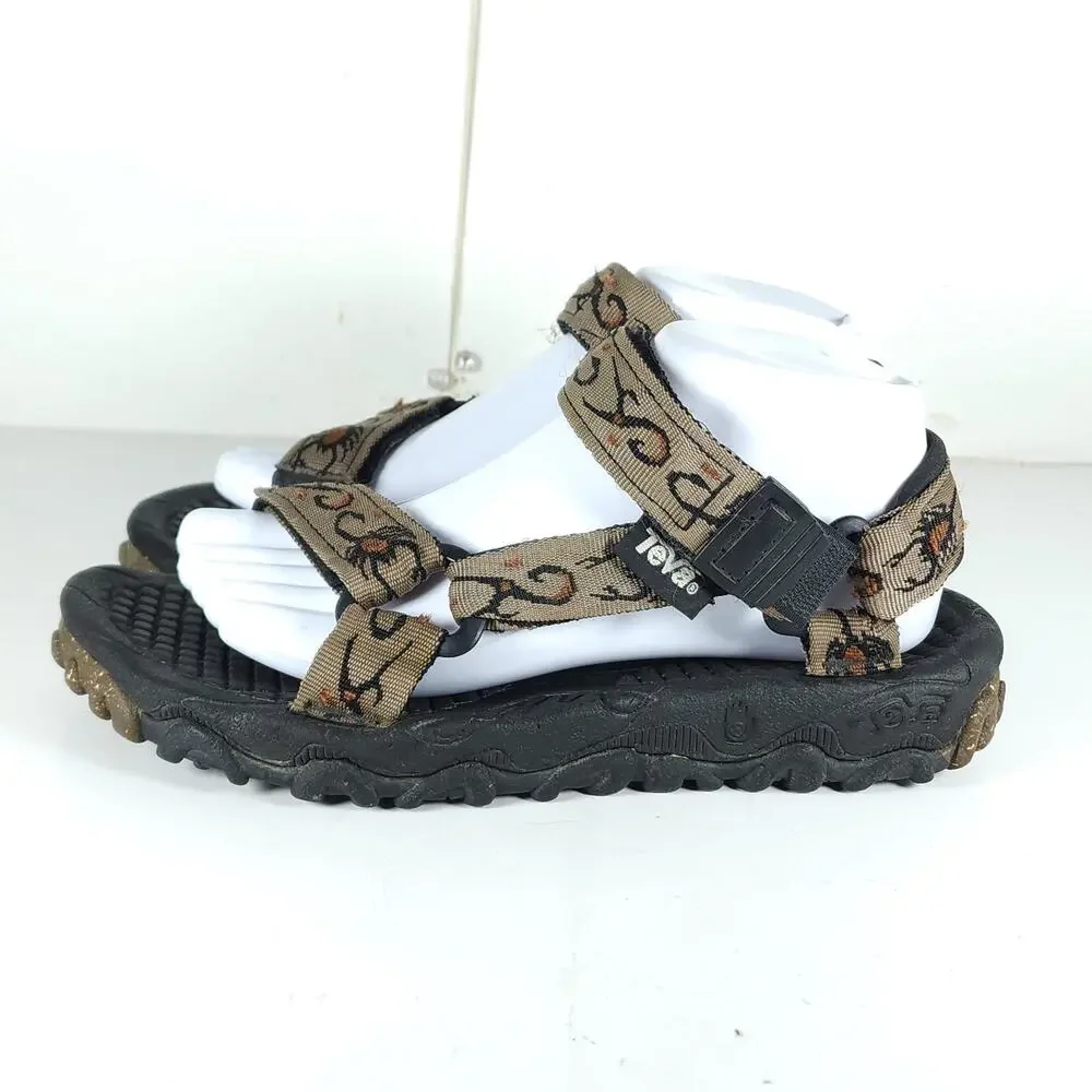 Teva Valkyrie Mens US 8 Brown Waterproof Hiking Outdoor Sandals Shoes